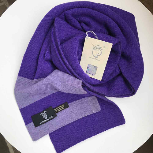 purple cashmere scarf