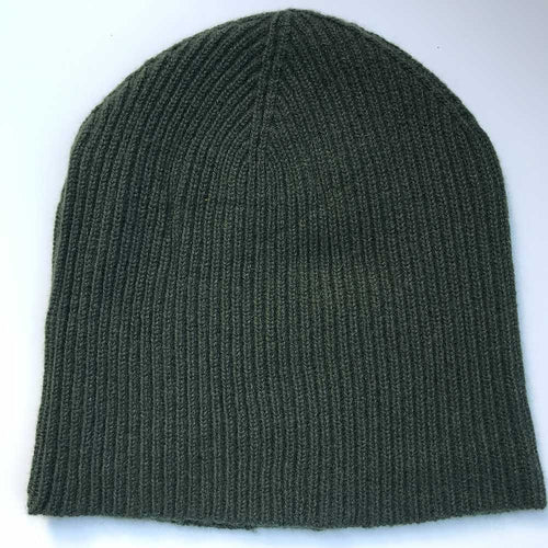 cashmere beanie field green