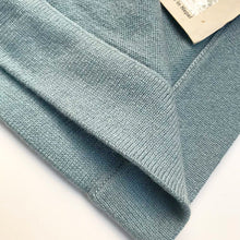 cashmere baby blanket light blue
